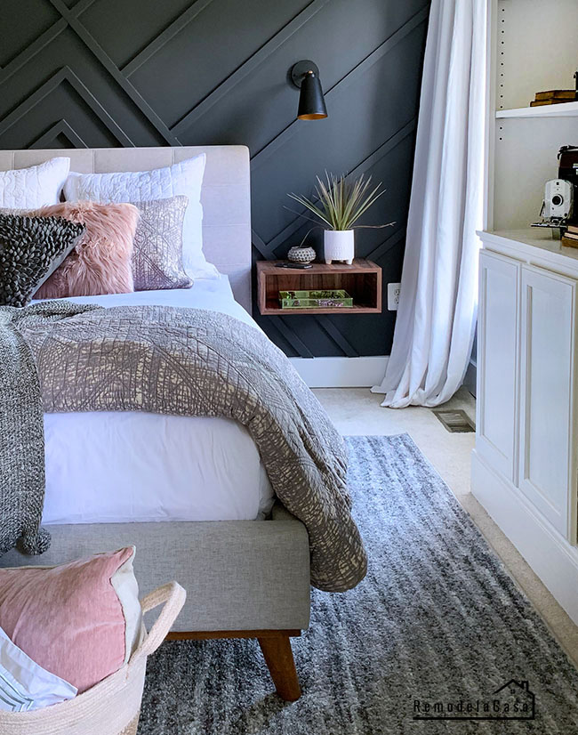 DIY Modern Night Stands with Wireless Charger Remodelando la Casa